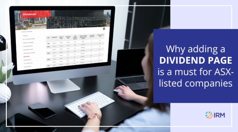 Dividend Page